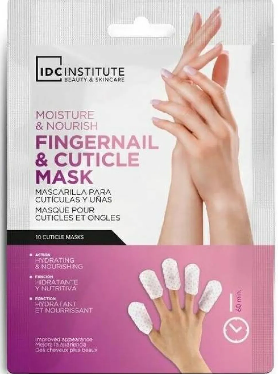 Feuchtigkeitsspendende und pflegende Nagelmaske