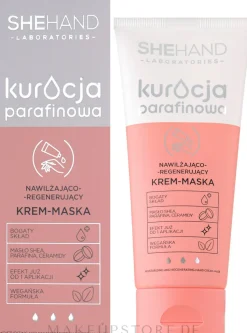 Feuchtigkeitsspendende und regenerierende Handcreme-Maske