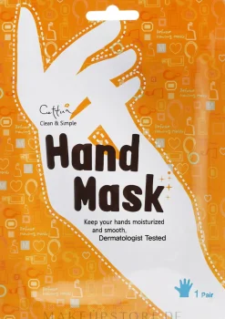 Feuchtigkeitsspendende und straffende Maske in Handschuh-Form