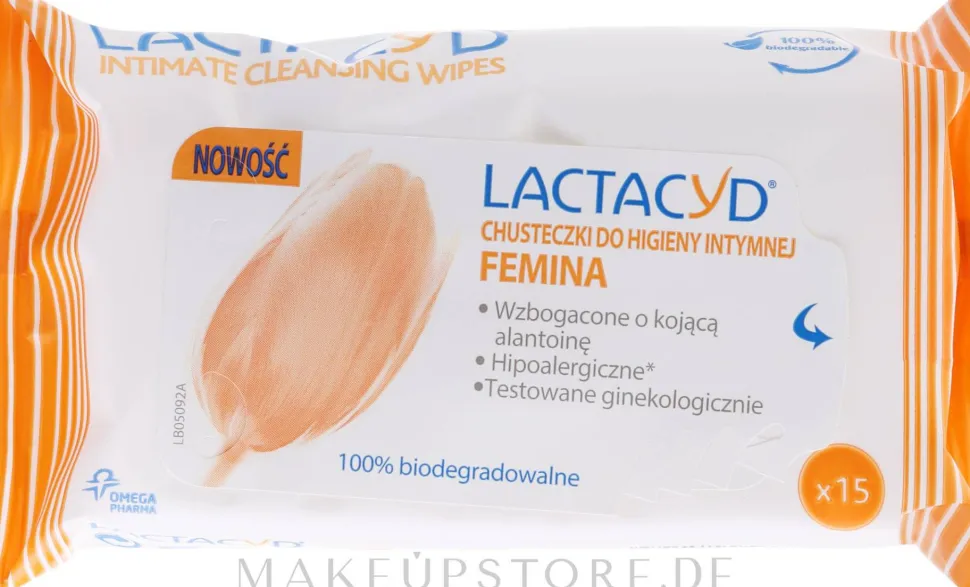 Feuchttücher für die Intimhygiene mit Allantoin