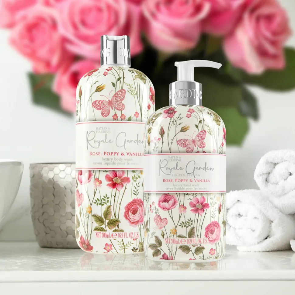 Flüssige Handseife Rose Poppy & Vanilla