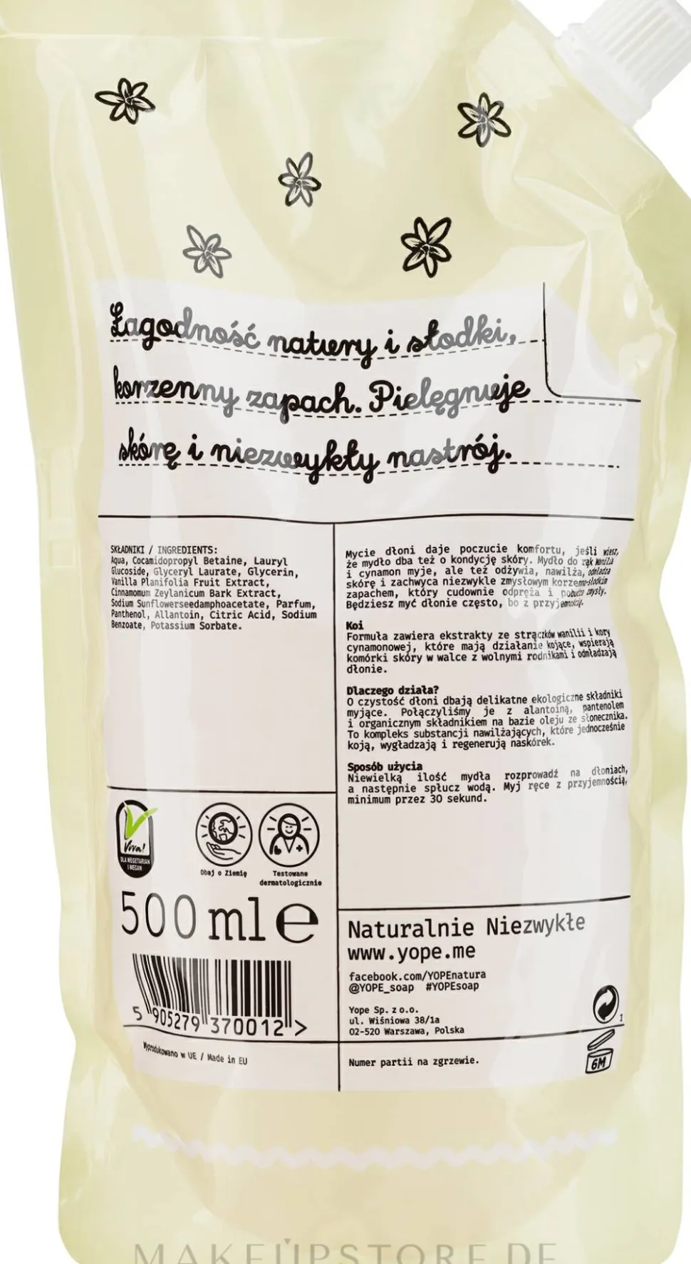 Flüssigseife Zimt und Vanille