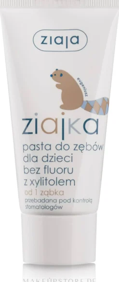 Fluoridfreie Kinderzahnpasta mit Xylitol