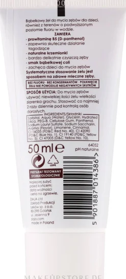 Fluoridfreies Kinderzahngel