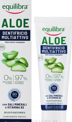 Fluoridfreie Zahnpasta mit Aloe vera