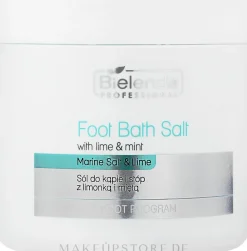 Fußbadesalz aus dem Toten Meer mit Limette und Minze