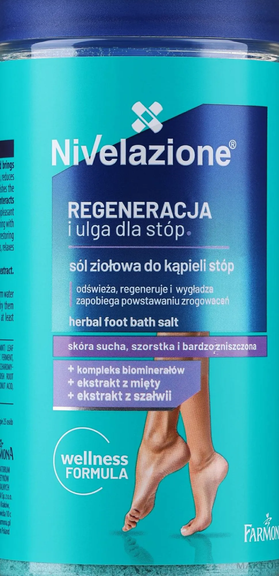 Fußbadesalz mit Kräuterextrakt