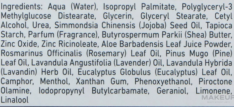Fußbalsam für geruchslose und naturfrische Füße und normale Haut