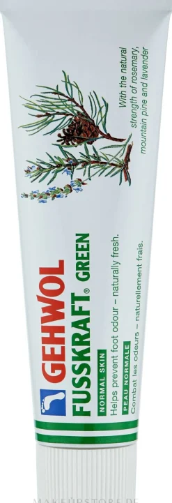 Fußbalsam für geruchslose und naturfrische Füße und normale Haut