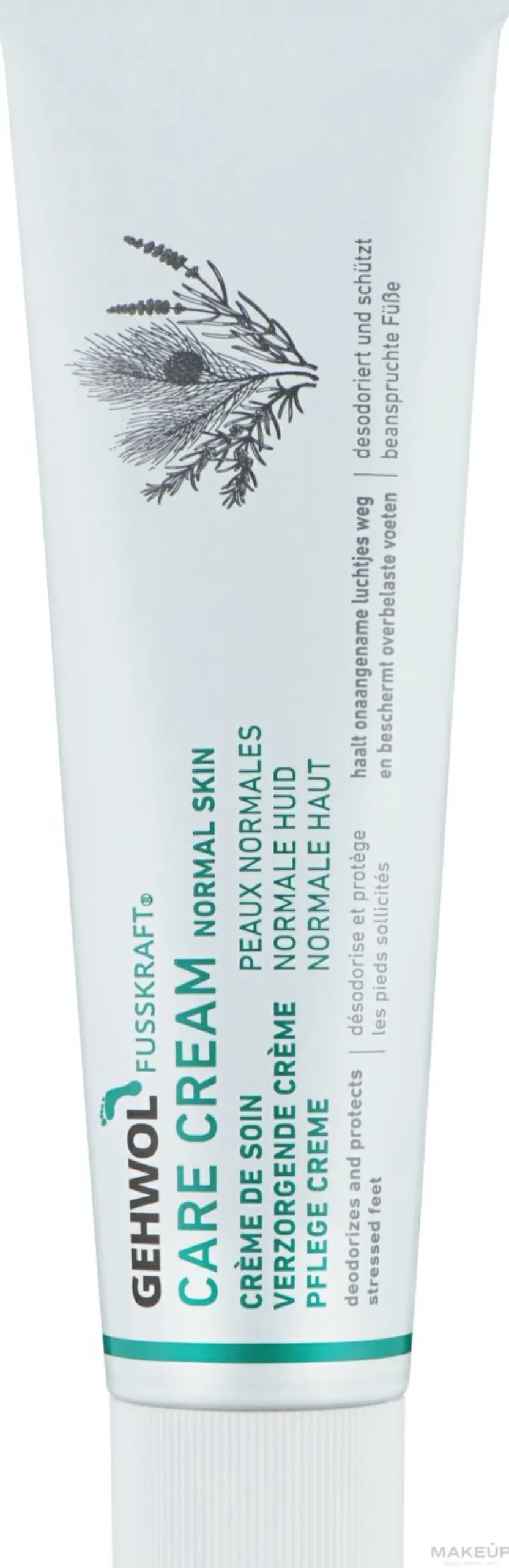 Fußbalsam für geruchslose und naturfrische Füße und normale Haut