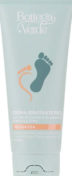 Fußcreme mit Jojobaöl, Minz- und Thymianöl