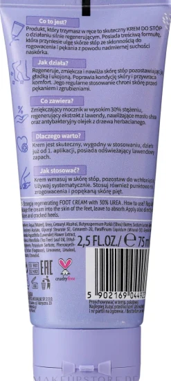 Fußcreme mit Lavendelextrakt und Sheabutter