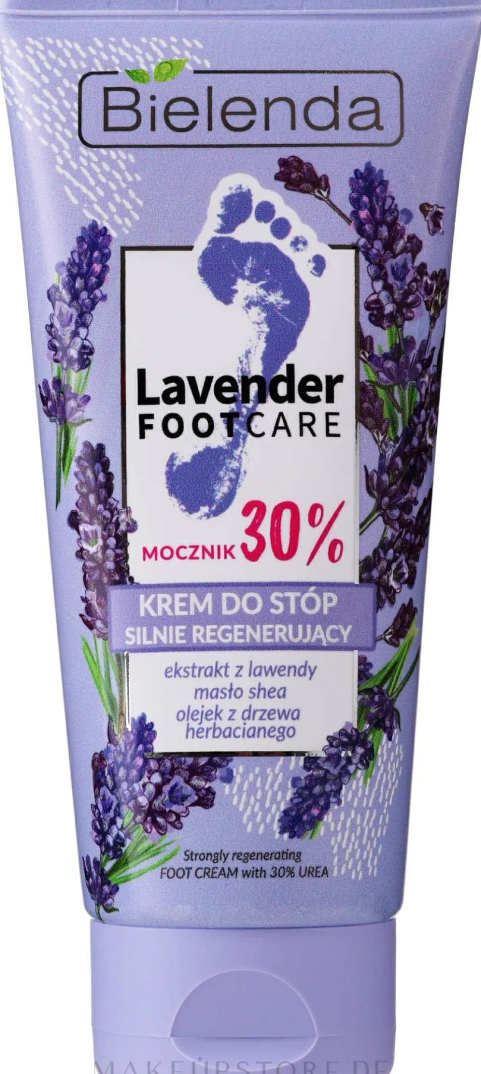 Fußcreme mit Lavendelextrakt und Sheabutter