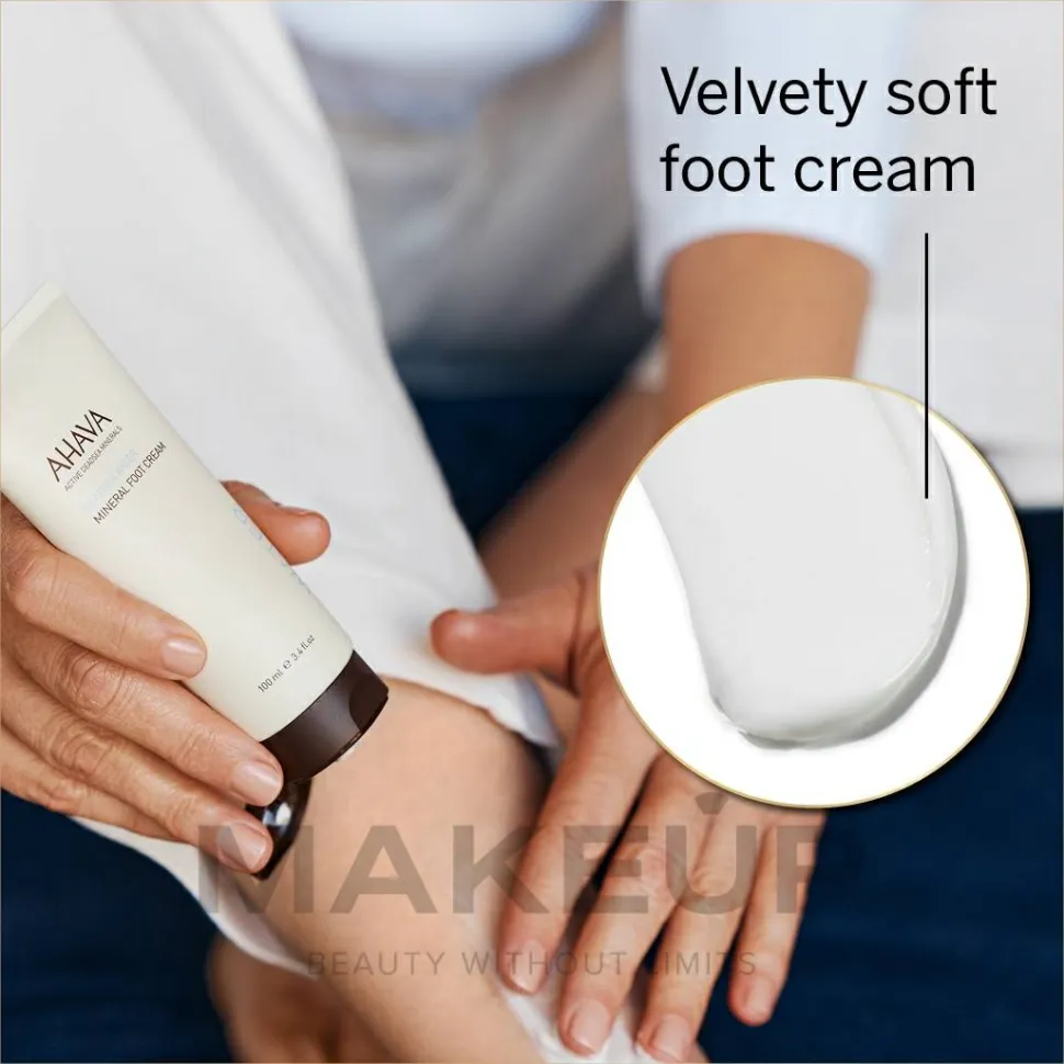 Fußcreme mit Mineralien aus dem Toten Meer