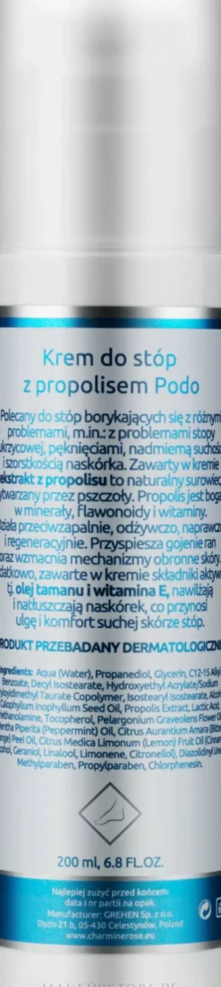 Fußcreme mit Propolis