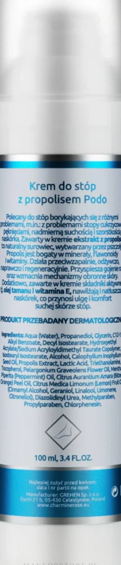 Fußcreme mit Propolis
