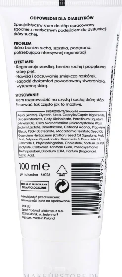 Fußcreme mit 15% Urea
