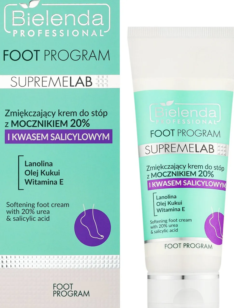 Fußcreme mit 20% Urea und Salicylsäure
