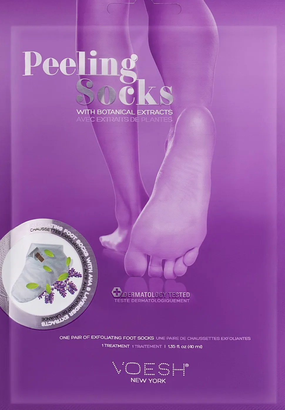 Fußmaske in Socken mit Peeling-Effekt