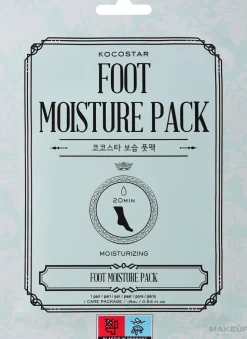 Fußmaske-Sockenpack mit Pflanzenextrakten für trockene, raue und müde Füße