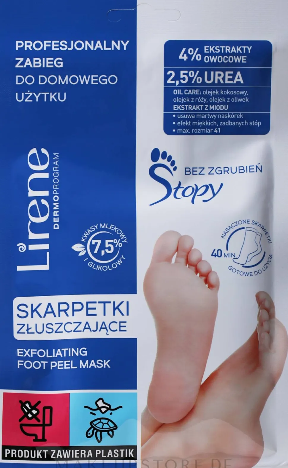 Fuß-Peelingmaske in Socken
