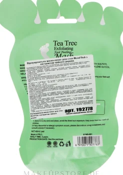 Fußpeeling-Maske mit Teebaumextrakt