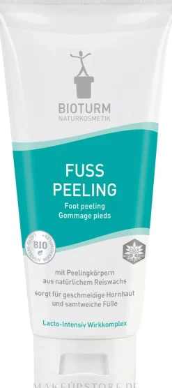 Fußpeeling mit Peelingkörpern aus natürlichem Reiswachs für geschmeidige Hornhaut und seidenweiche Füße