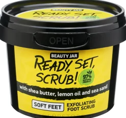 Fußpeeling mit Sheabutter, Zitronenöl und Seesand
