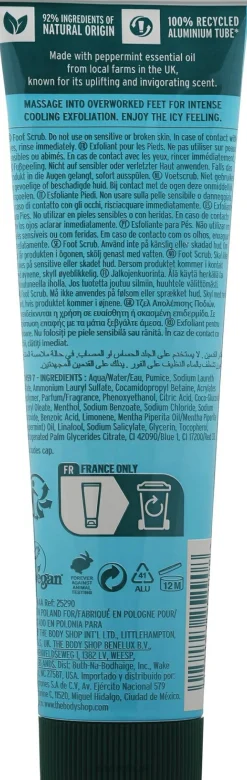 Fußpeeling Pfefferminze