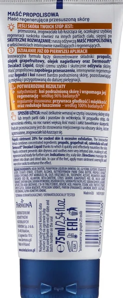 Fußsalbe mit Propolis für rissige Haut