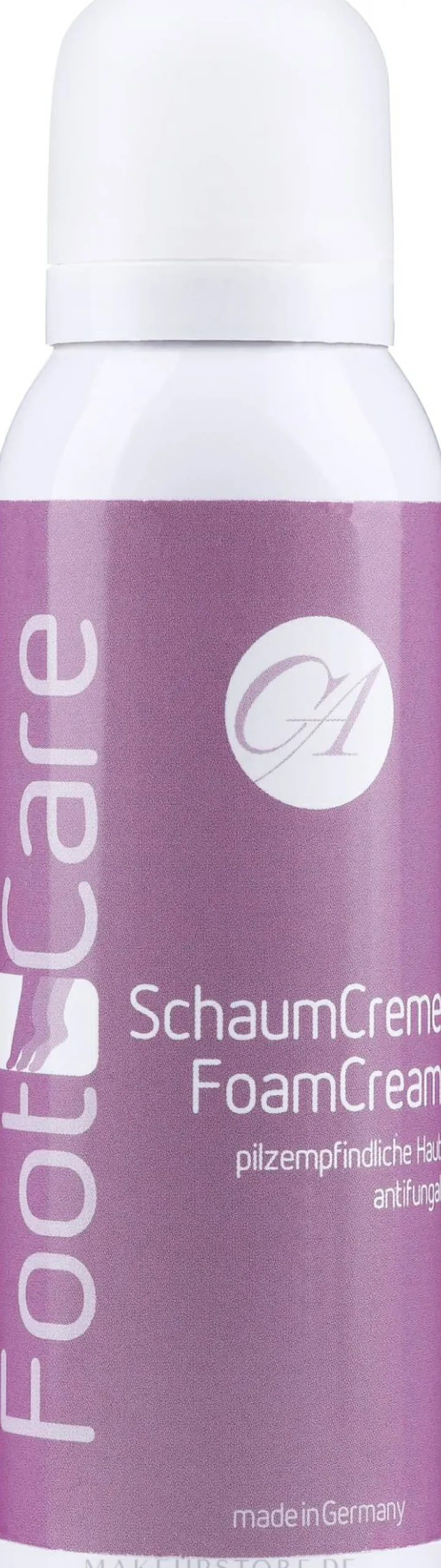 Fußschaum-Creme für pilzempfindliche Haut