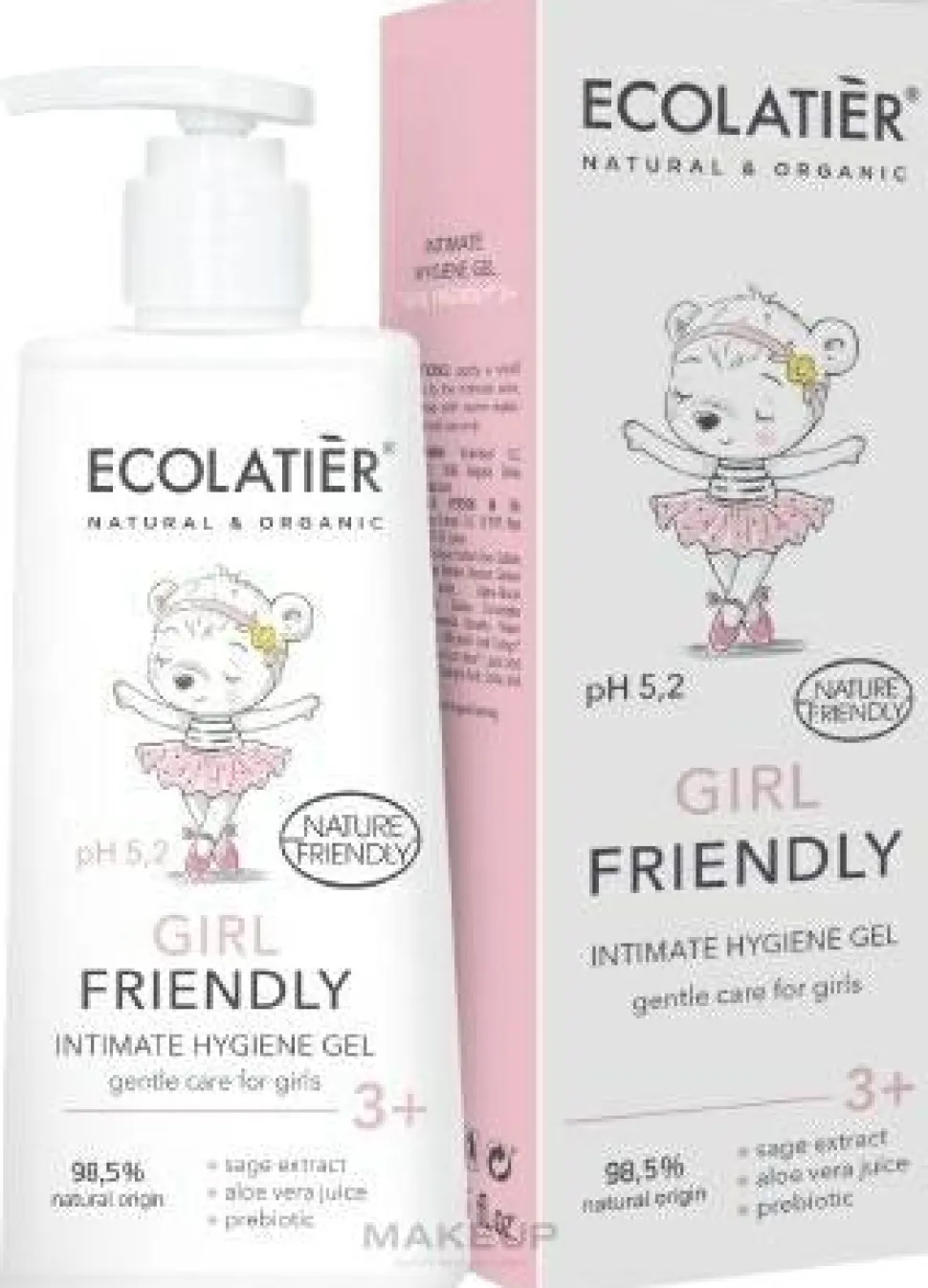 Gel für die Intimhygiene für Mädchen 3+ Jahre