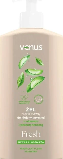 Gel für die Intimhygiene mit Aloe­ex­trakt mit Pumpenspender