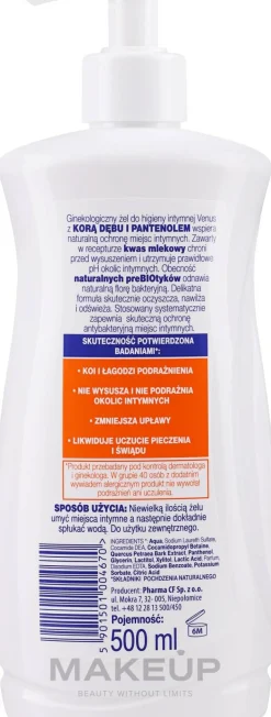 Gel für die Intimhygiene mit Eichenrinde mit Pumpenspender