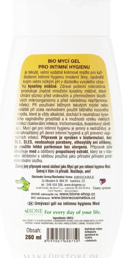 Gel für die Intimhygiene mit Honig und Coenzym Q10