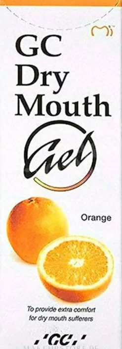 Gel gegen Mundtrockenheit mit Orangengeschmack