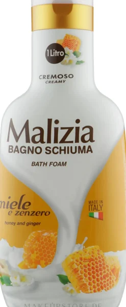 Gel-Schaum für Dusche und Bad mit Honig und Ingwer