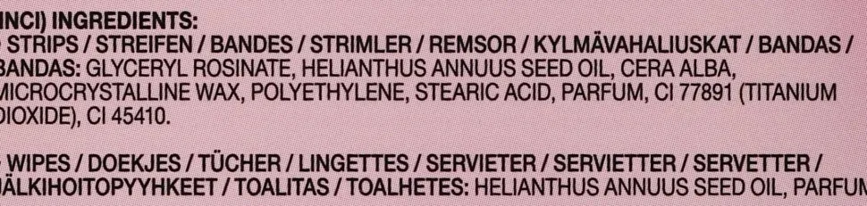 Gesichts-Enthaarungsstreifen für empfindliche Haut 20 St.