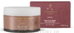 Gesichts-, Körper- und Haarmaske aus rosa Ton