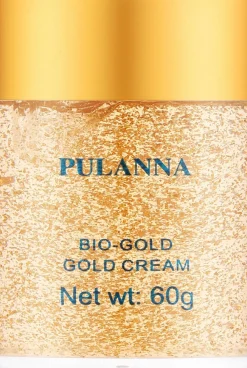 Gesichts- und Halscreme mit Goldpartikeln