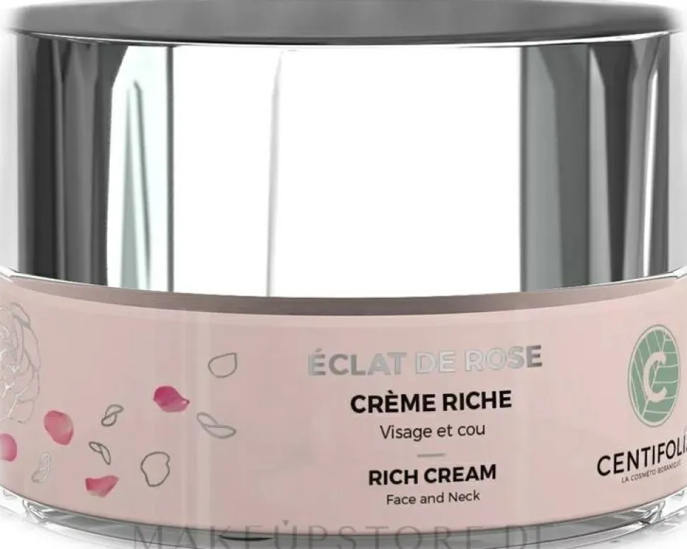 Gesichts- und Halscreme mit Rose und Vitamin C
