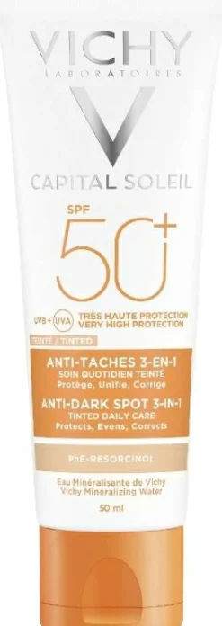 Getönte Sonnen-Pflege Anti-Pigmentflecken SPF 50