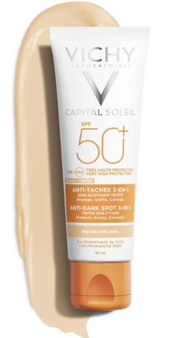 Getönte Sonnen-Pflege Anti-Pigmentflecken SPF 50