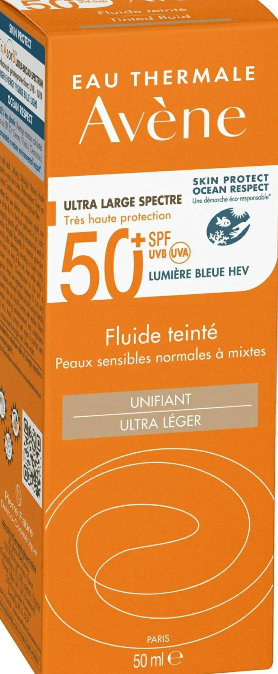Getöntes Sonnenschutzfluid SPF 50+