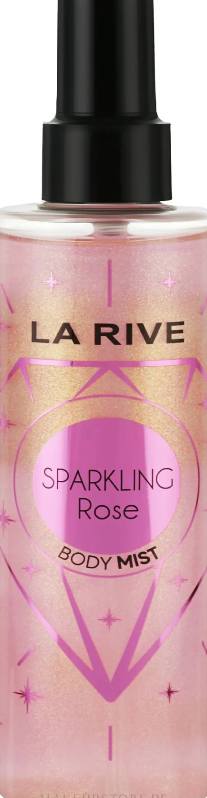 Glitzerndes Körperspray