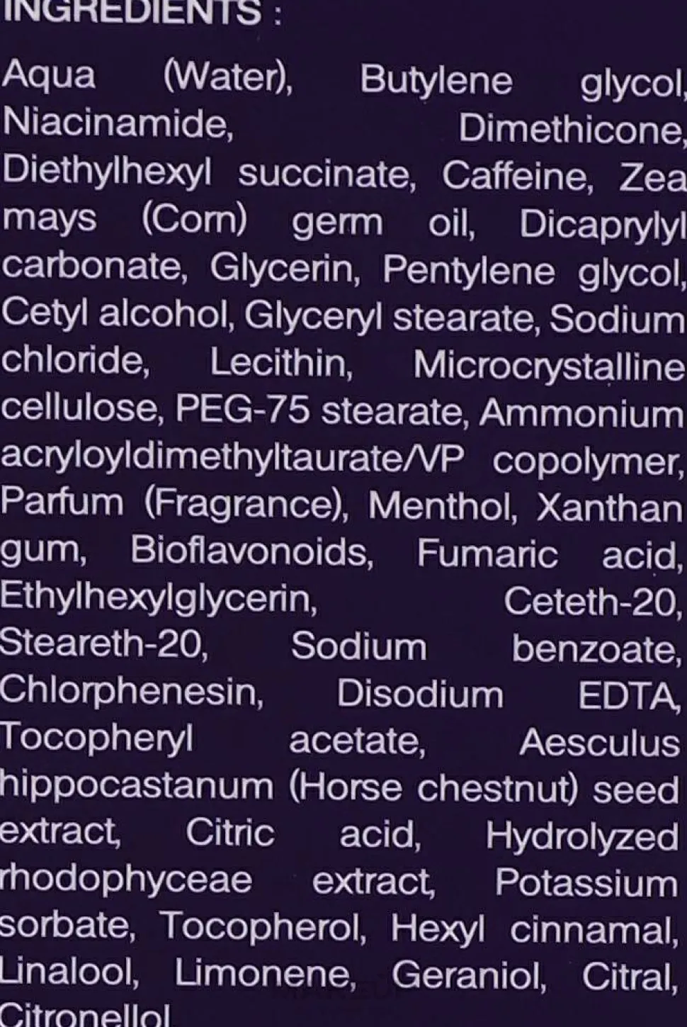 Glättendes Körperserum