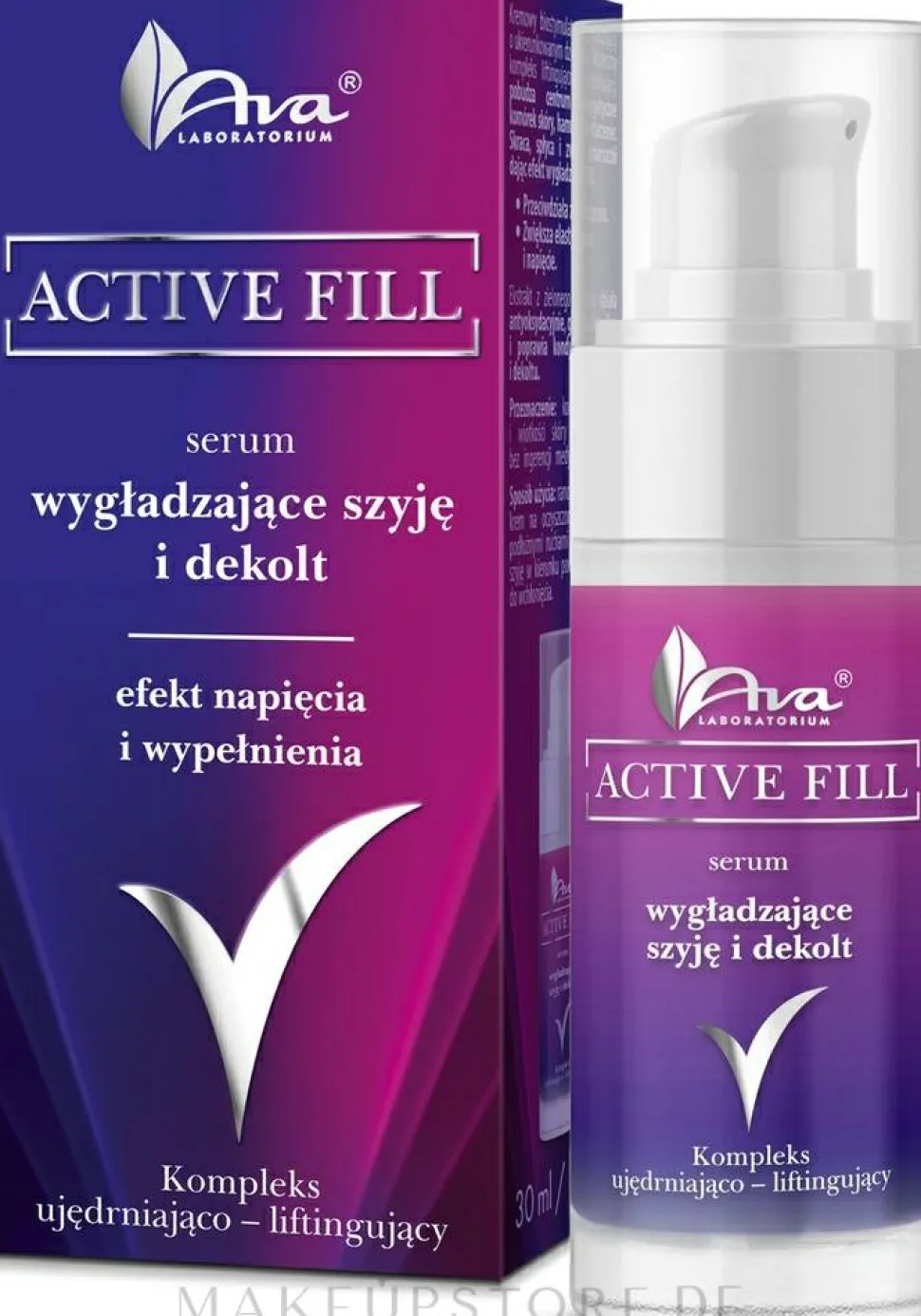 Glättendes Serum für Hals und Dekolleté