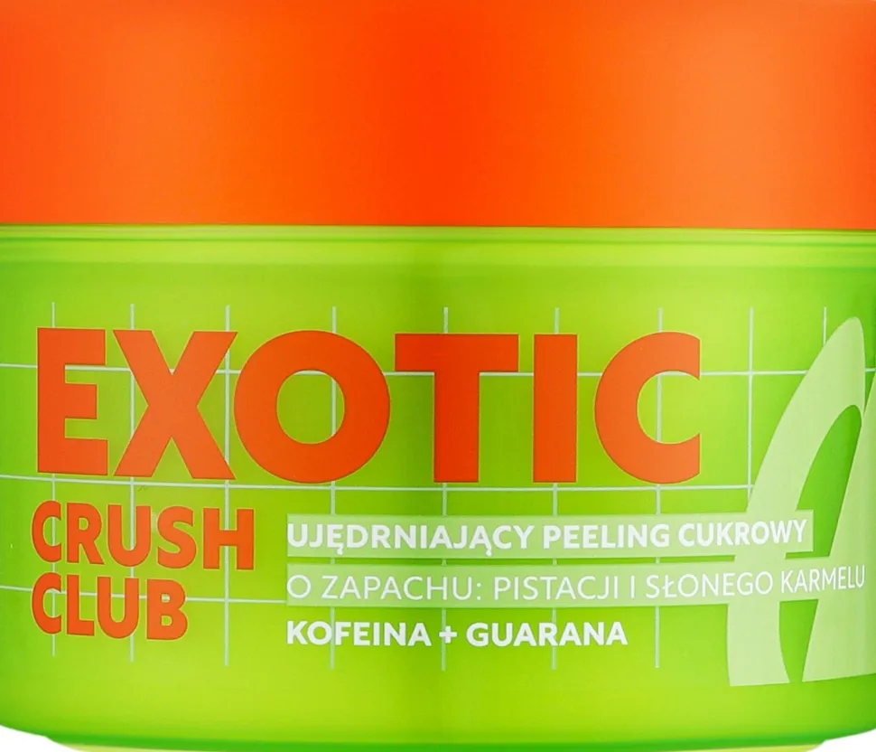 Glättendes Zucker-Peeling für den Körper mit Koffein + Guarana