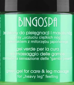 Grünes Massagegel zur Stärkung der Kapillare für müde Beine