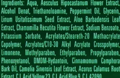 Grünes Massagegel zur Stärkung der Kapillare für müde Beine